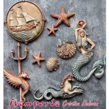 Soft Mould A4 Stamperia - Songs of the Sea - Over the Sea