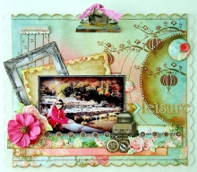 Papper Bo Bunny Soiree Delight Scrapbooking