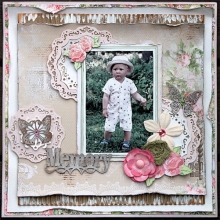 Papper Bo Bunny Soiree Delight Scrapbooking