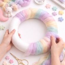 Kardad Ull 25g - Space Dyed Wool - Pastell