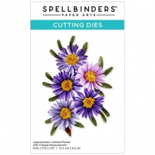 Dies Spellbinder - Aster Flowers - 3 dies