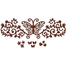 Spellbinder Shapeabilities Dies Royal Flutter Dekorationer DIY