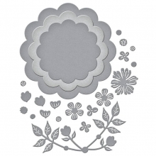 Dies Etched Spellbinders - Scallop Journal Cards