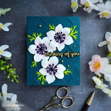Dies Spellbinder Anemone Flowers - Summer Solstice Garden