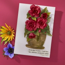 Dies Spellbinder Begonia Flowers - Summer Solstice Garden - 6 dies