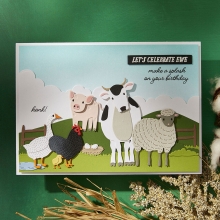 Dies Etched Spellbinders - Landscape Edges Bakgrund Landskap