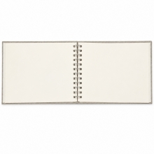 Fotoalbum Spiralbundet - 17x23 cm - Grey Fabric - 15 ark