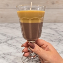 Spritsat Vax Till Dessertljus, bakelseljus, whipped wax candle, grädde