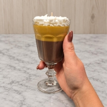 Spritsat Vax Till Dessertljus, bakelseljus, whipped wax candle, grädde
