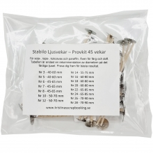 Stabilo Ljusveke - Provkit 65 Vekar - Nr 3-28