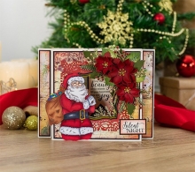 Stamp & Die set Crafter´s Companion - Vintage Christmas - St.Nicholas