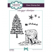 Clear Stamp Set - 6 stämplar - Creative Expressions - Polar Night
