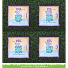 Die Lawn Fawn Fortune Teller Tabby Stämplar