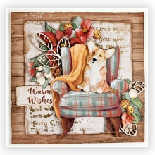 Die Cuts Self Adhesive Ephemera Stamperia - All Around Christmas