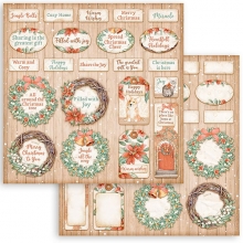 Paper Pad Stamperia - All Around Christmas - Julpapper till scrapbooking.