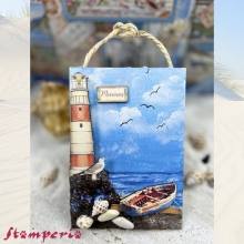 Decoupage Papper Stamperia - Blue Dream