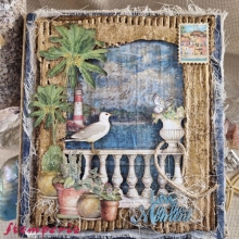 Decoupage Papper Stamperia - Blue Dream
