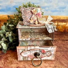 Schablon Stamperia - Brocante Antiques - 20x25 cm