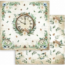 Scrapbooking papper Stamperia Cozy Winter Julmotiv