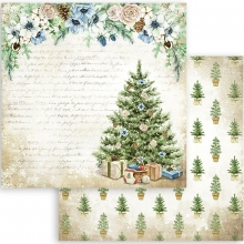 Scrapbooking papper Stamperia Cozy Winter Julmotiv