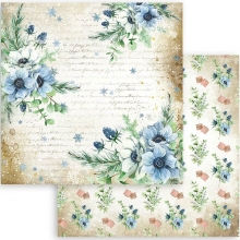 Scrapbooking papper Stamperia Cozy Winter Julmotiv