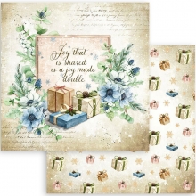 Scrapbooking papper Stamperia Cozy Winter Julmotiv