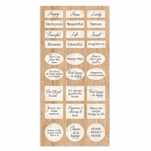 Stamperia Collectables 15x30 cm - Welcome Home - 10 ark