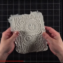 Texture Impression Mould Stamperia You and Me Hearts