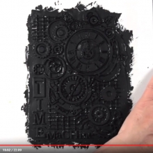Texture Impression Mould Stamperia You and Me Hearts