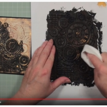 Texture Impression Mould Stamperia You and Me Hearts