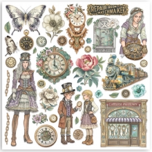 Paper Pad Scrapbooking Stamperia Gardens of Time Collection by Antonis Tzanidakis