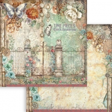 Paper Pad Scrapbooking Stamperia Gardens of Time Collection by Antonis Tzanidakis