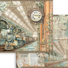 Paper Pad Scrapbooking Stamperia Gardens of Time Collection by Antonis Tzanidakis