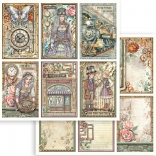 Paper Pad Scrapbooking Stamperia Gardens of Time Collection by Antonis Tzanidakis