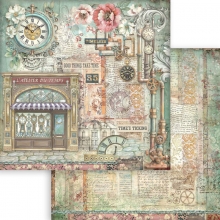 Paper Pad Scrapbooking Stamperia Gardens of Time Collection by Antonis Tzanidakis