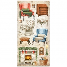 Paper Pack 6x12 Stamperia - Home For The Holidays - Collectables