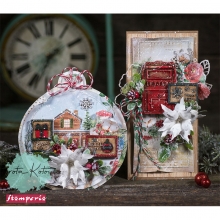 Chipboard Die Cuts Stamperia - Home For The Holidays - 48 st