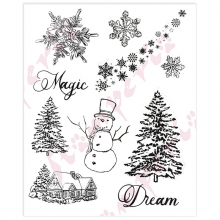 Clearstamps Set Stamperia - Home for the Holidays - Christmas