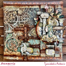 Texture Impression Mould A4 Stamperia Magic Forest