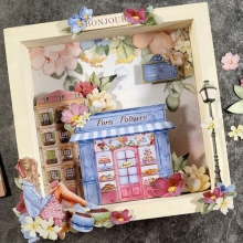 Stamperia Oh lá lá Eiffeltorn Paris Scrapbooking