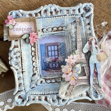 Stamperia Oh lá lá Eiffeltorn Paris Scrapbooking