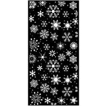 Christmas Mixed Media Thick Stencil 12x25cm Snowflakes (KSTDL82)