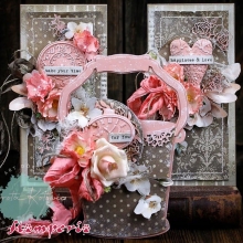 Texture Impression Mould Stamperia You and Me Hearts