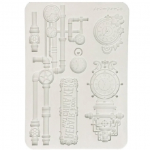 Silicon Mould A5 - Gardens of Time - Clocks and Tubes