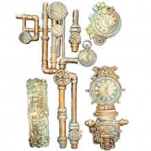 Silicon Mould A5 - Gardens of Time - Clocks and Tubes