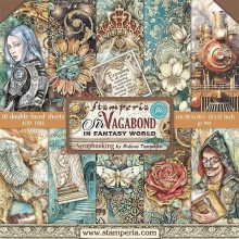 Paper Pad Stamperia - Sir Vagabond in Fantasy World