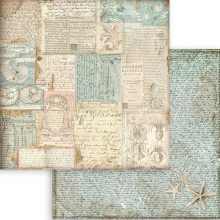Scrapbooking Papper Stamperia - Songs of the Sea Maxi Background