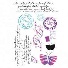 Schablon Stamperia - Postcards  - 21x30 cm
