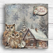 Schablon 12x25 cm - The Owl's House - Letter