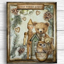 Stickers Rub Ons - The Owl's House - Stamperia